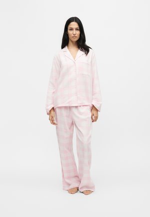 Even&Odd by Zalando, SOFT BRUSHED COTTON NIGHTWEAR SET - Пижама - pink/white