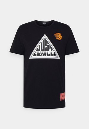 T-shirt con stampa - black