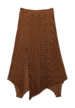 Koton, ASYMMETRIC MIDI SKIRT . - Plooirok - brown