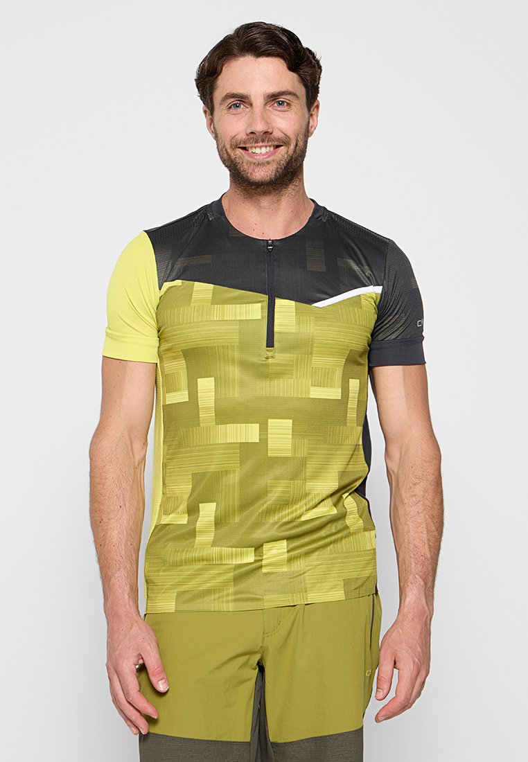 CMP Wielershirt mosterdgeel