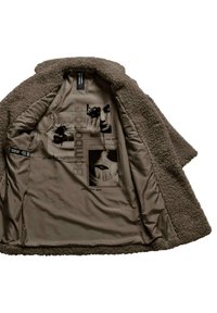 Bomboogie WITH LAPELS - Mantel - urban bronze