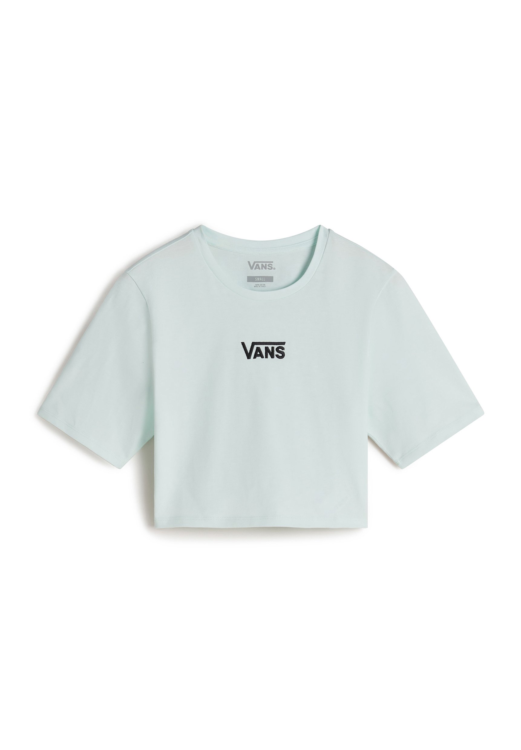 Vans FLYING V CREW CROP II - Triko s potiskem - hint of mint