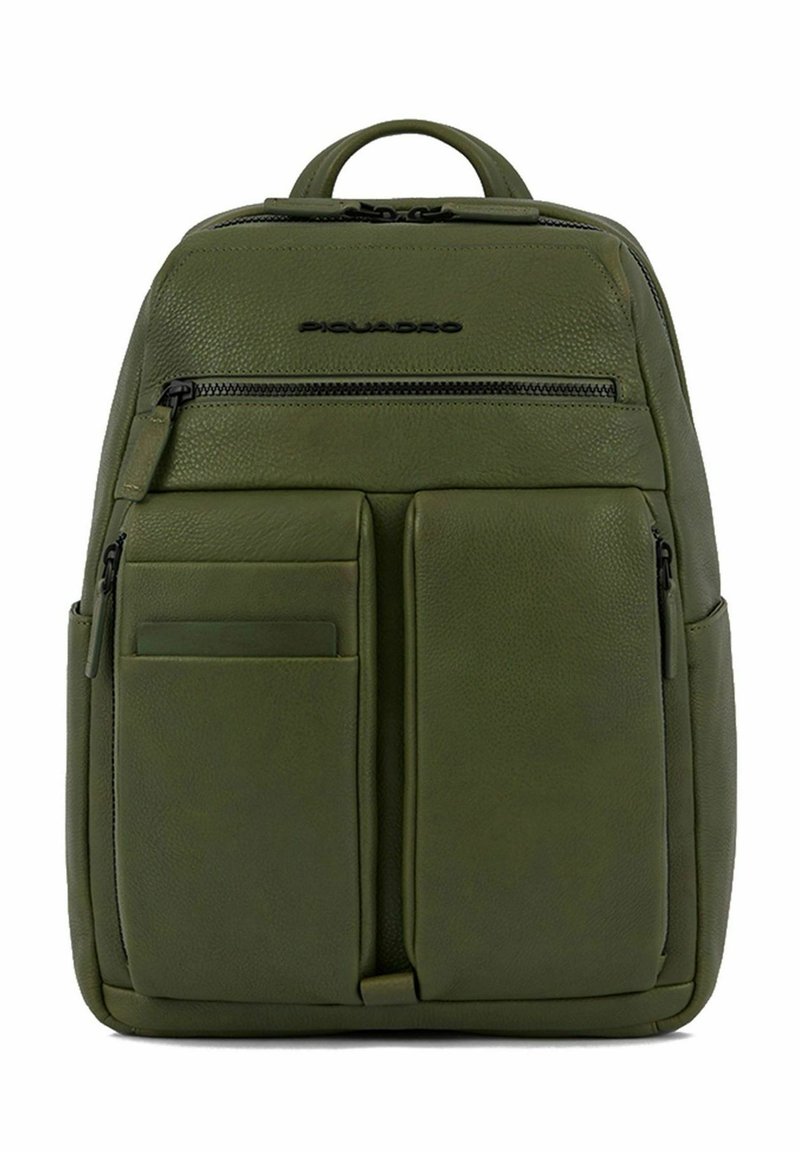 Sac à Dos Homme Piquadro Outca3772lk2 - Cuir Vert - Sac Banlieue Style Italien