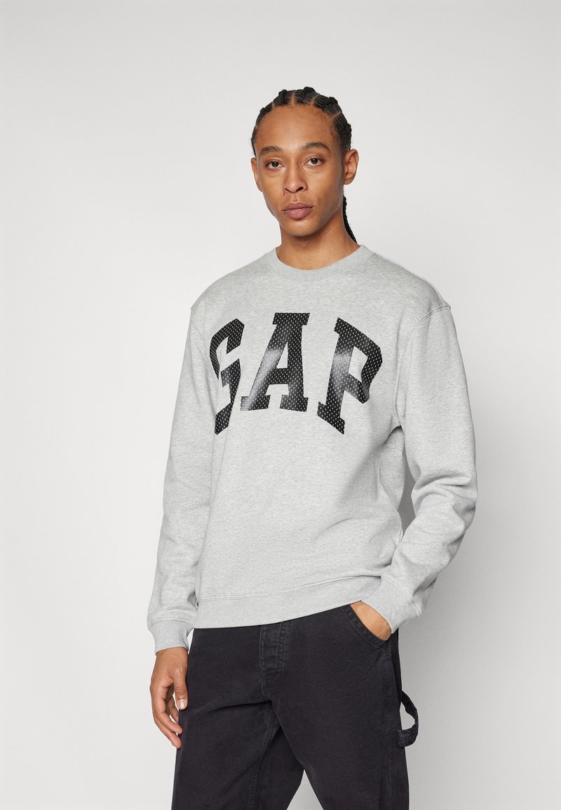 GAP - LOGO CREW - Felpa - light grey heather, Ingrandire