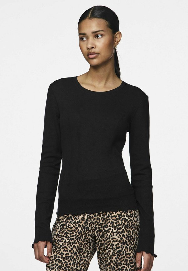 PCMARIE LS O-NECK POIN JRS NOOS BC - Long sleeved top