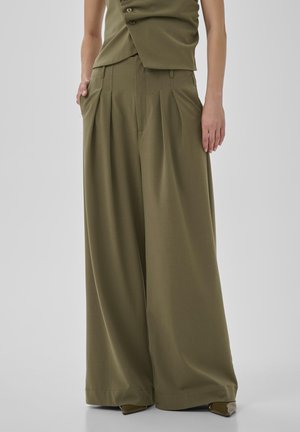 HACE SILLE WIDE  - Pantalon classique - capers