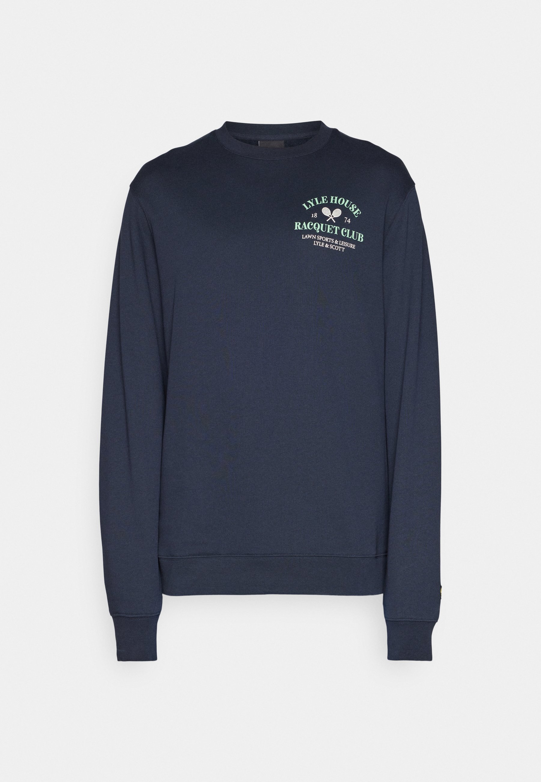 Sudadera Lyle & Scott Hombre | Color Navy, Logo Bordado | 100% Algodón, Corte Cómodo