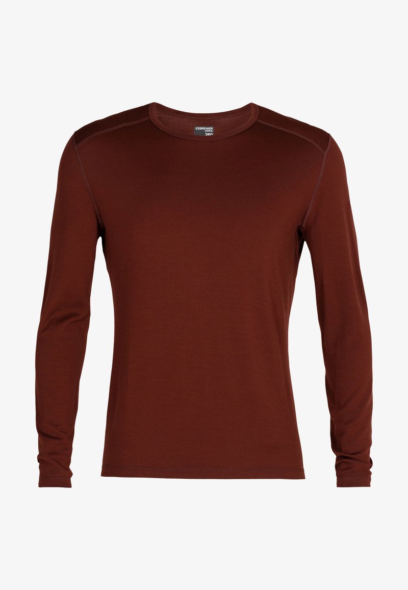 icebreaker MEN TECH - Camiseta interior - DARK BROWN