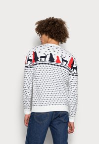 Denim Project XMAS DEER - Camisola - white