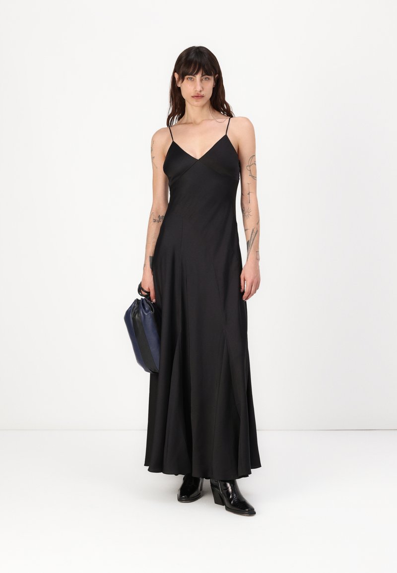 linen maxi halter dress Women's Resort Linen Maxi Dress – Halter Neck Ruffle A-Line Boho – Zulily