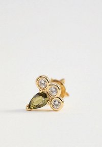 Augusta & George SINGLE STUD EARRING - Üksik kõrvarõngas - gold-coloured/green