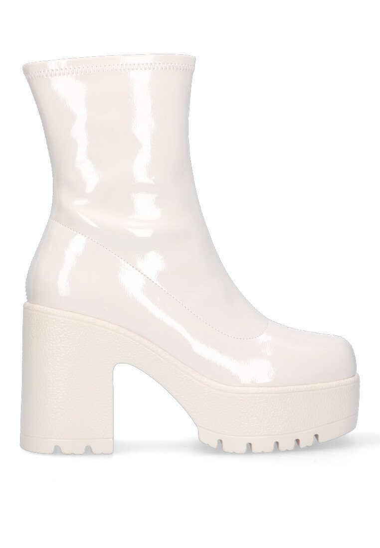 Luna Collection Botines con plataforma - beige