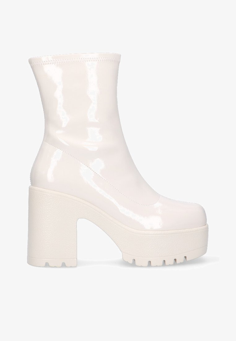 Luna Collection Botines con plataforma - beige