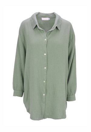 Seasons of April SUSIE MUSSELIN OVERSIZED - Chemisier - khaki