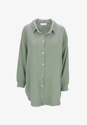 Seasons of April SUSIE MUSSELIN OVERSIZED - Hemdbluse - khaki