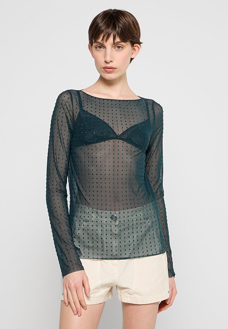 pinko Longsleeve donkergroen