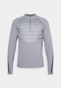 TOP - Pikkade varrukatega topp - cool grey/black/reflective silver