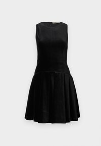 ADLEY WAIST FLARE MINI - Robe de jour - black