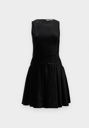 Alice + Olivia ADLEY WAIST FLARE MINI - Päevakleit - black