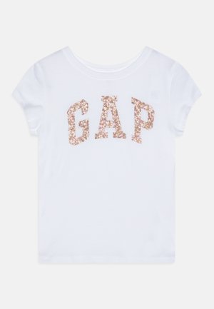 VALUE LOGO TEE GIRLS - T-shirt z nadrukiem - bright white