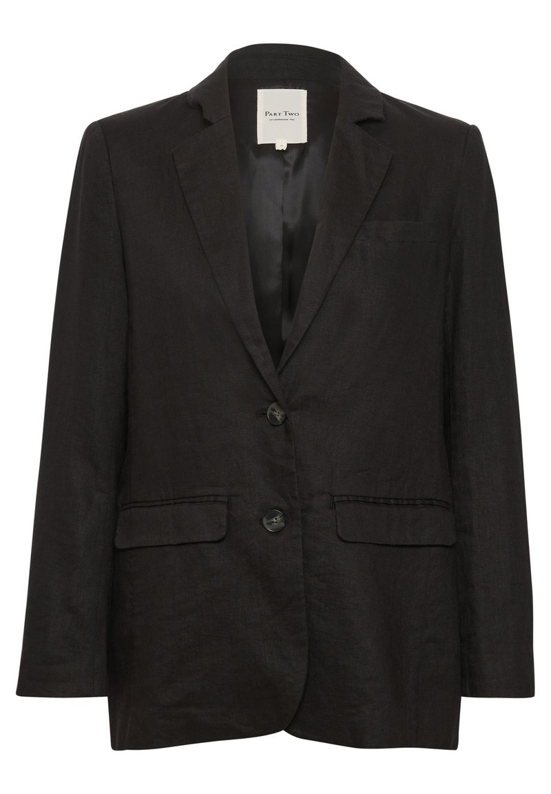 Part Two Halflange jas zwart