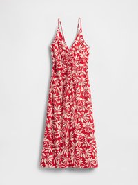 STRAPPY BACK - Robe longue - red