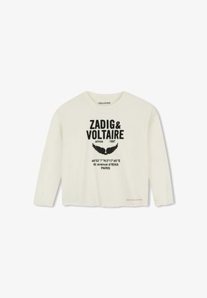 Zadig & Voltaire, LONG SLEEVE T-SHIRT - Longsleeve - milk