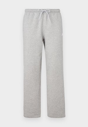 Graue Jogginghosen mit einem elastischen Bund und Kordelzug. Hergestellt aus weichem Stoff, zeichnen sie sich durch gerade Beine und ein dezentes Logodetail aus.