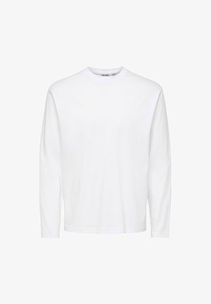 Only & Sons, T-SHIRT ONSFRED T-SHIRT - Langærmet T-shirt - bright white