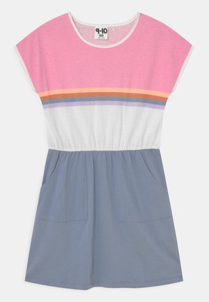 SIGRID SHORT SLEEVE DRESS - Vestido ligero - dusty blue