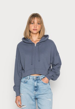 EASY CROPPED - Mikina na zip - grisaille