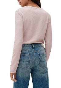 QS Langarmshirt - pfirsich