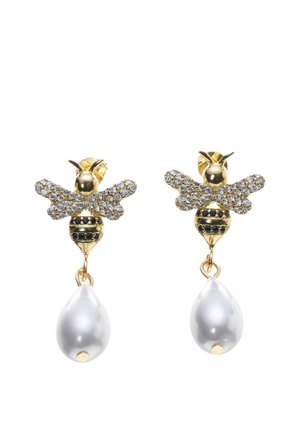 sweet deluxe BEE AND PEARL - Orecchini - gold-coloured