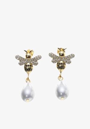 sweet deluxe BEE AND PEARL - Øreringe - gold-coloured