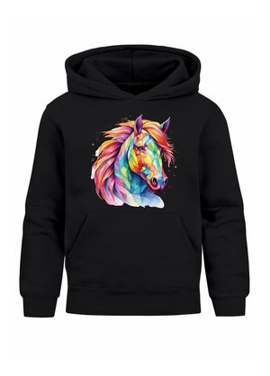 MoonWorks PFERDEKOPF   - Kapuzenpullover - schwarz