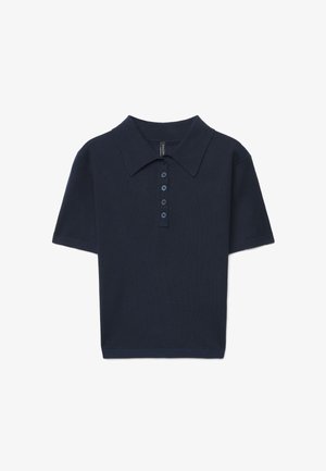 Calliope, T-SHIRT TINTA UNITA - Polo shirt - blu notte