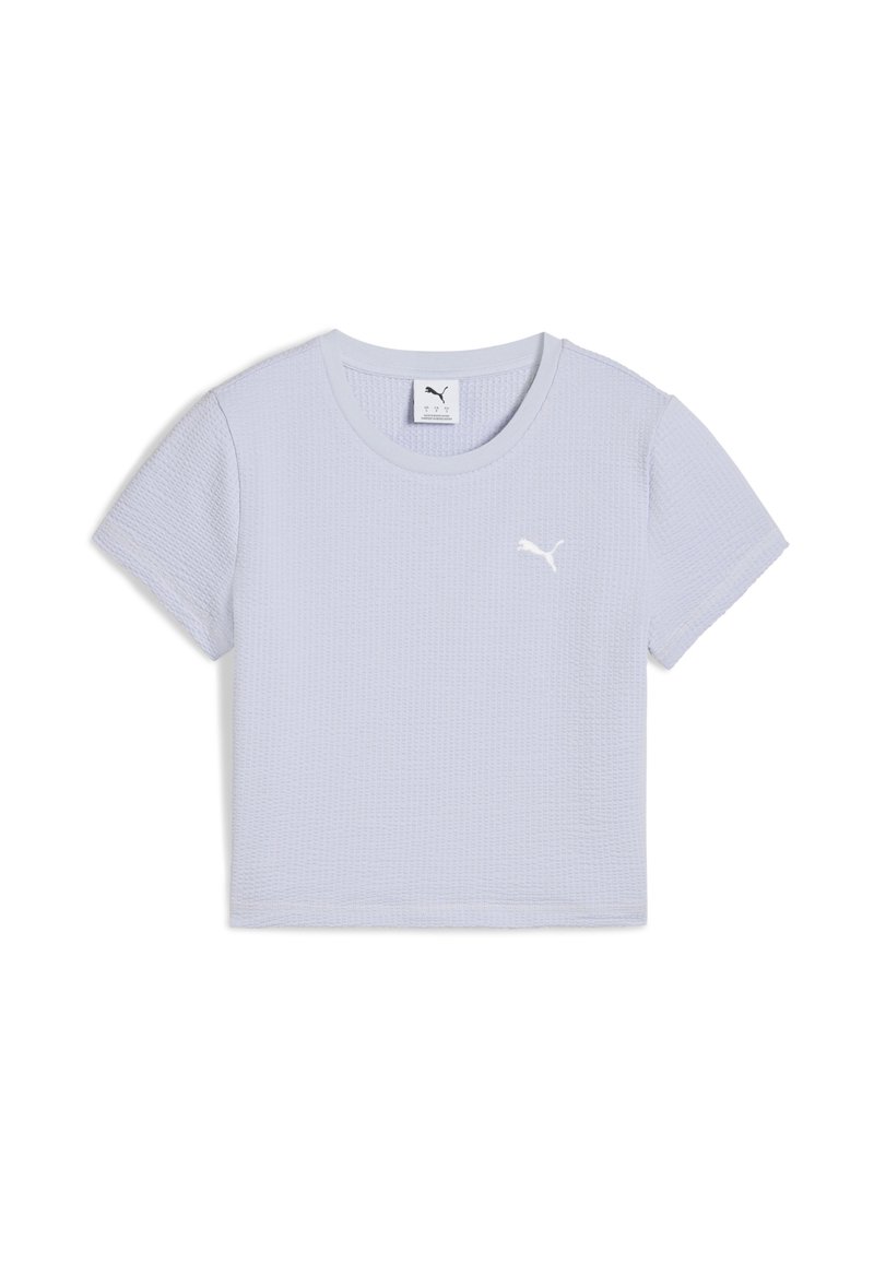 Puma T-shirt basic lichtblauw