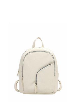 Kompaktne helebeež seljakott kareda tekstuuriga, millel on kaks tõmblukuga sektsiooni ja reguleeritavad õlarihmad.