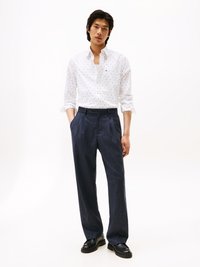 Tommy Hilfiger FLEX SMALL PRINT SHIRT - Krekls - white