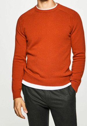 Strickpullover - orange
