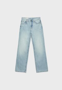 Stradivarius D92 - Straight leg jeans - light blue
