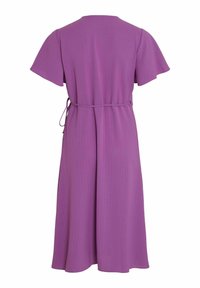 VILA VILOVIE S/S WRAP MIDI DRESS - NOOS - Robe de jour - cattleya orchid