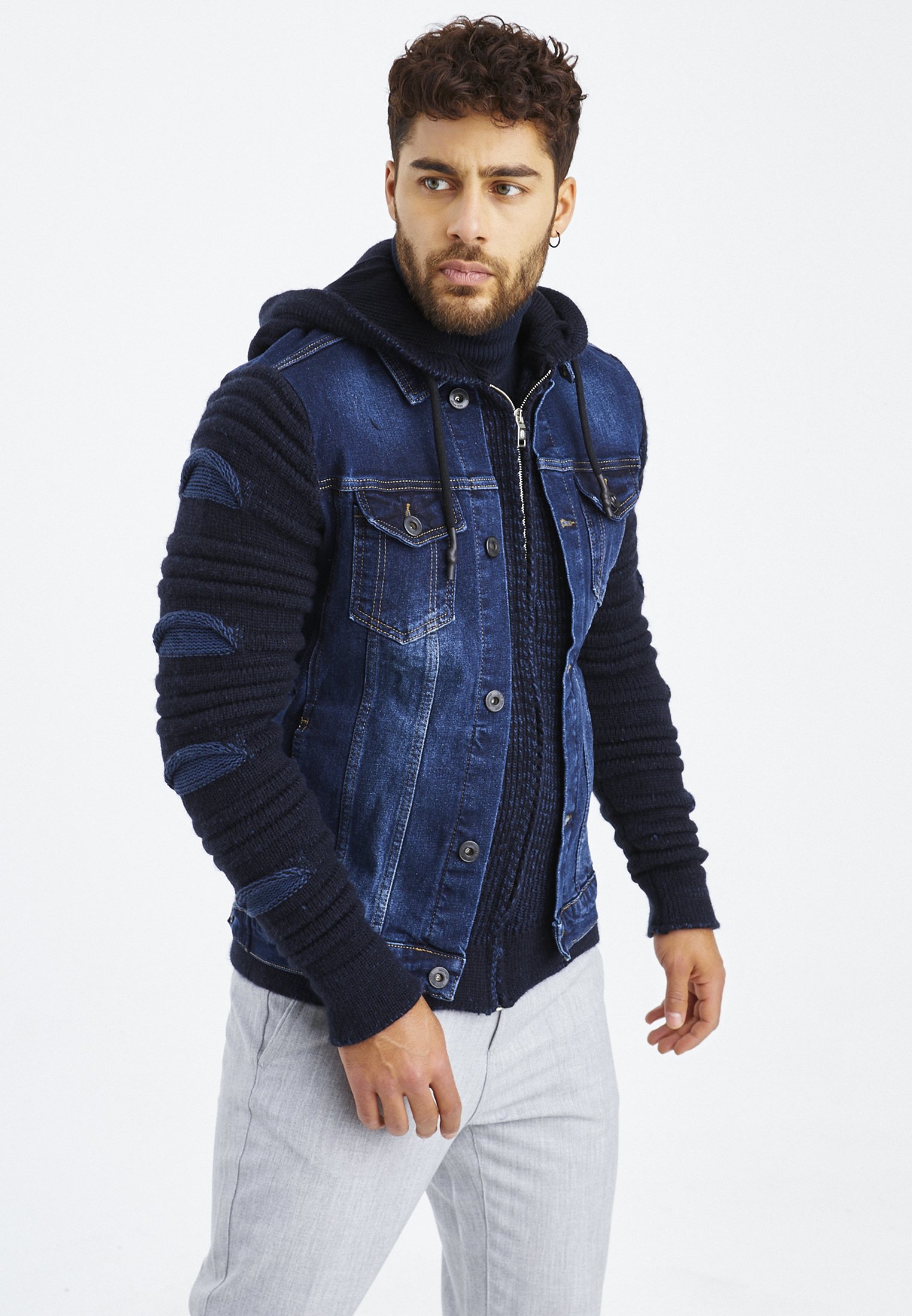 Leif Nelson Denim jacket - blau/blue 