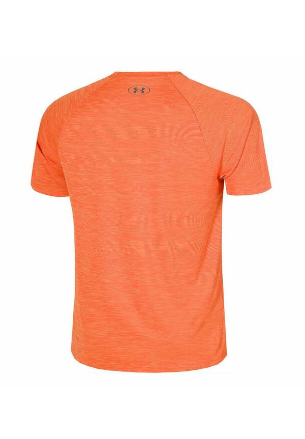 TECH TEXTURED - Basic T-shirt - orange fire3