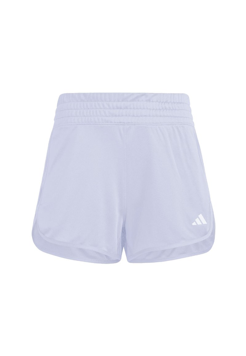 adidas Performance - PACER ESSENTIALS SEAMLESS KNIT HIGH-RISE - Sports shorts - violet tone   white, Enlarge