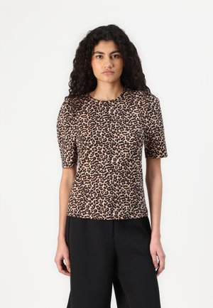 ONLLIVE LOVE - T-shirts med print - ginger root