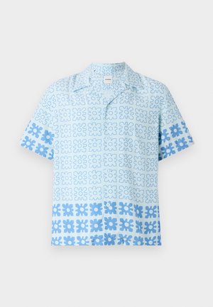 sandro VINTAGE FLOWER SHIRT - Skjorter - ciel