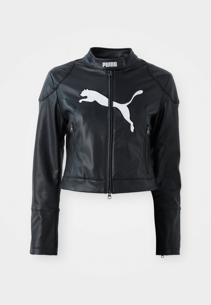 Puma Imitatieleren jas zwart Puma Imitatieleren jas zwart