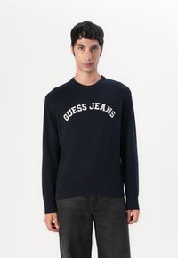 Guess Jeans PATCH - Trui - daring ocean