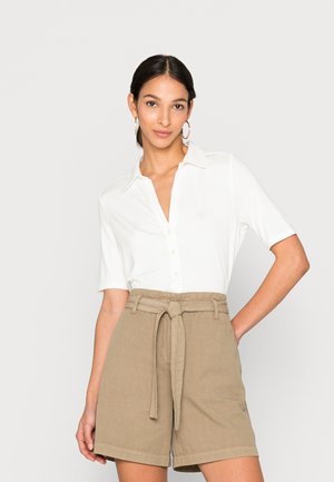 BLOUSE - Button-down blouse - cream